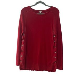 J.Jill sweater with side button details (S)